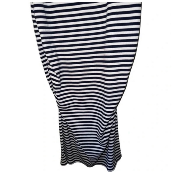A New Day Blue and White Striped Maxi Dress - Picture 3 of 5